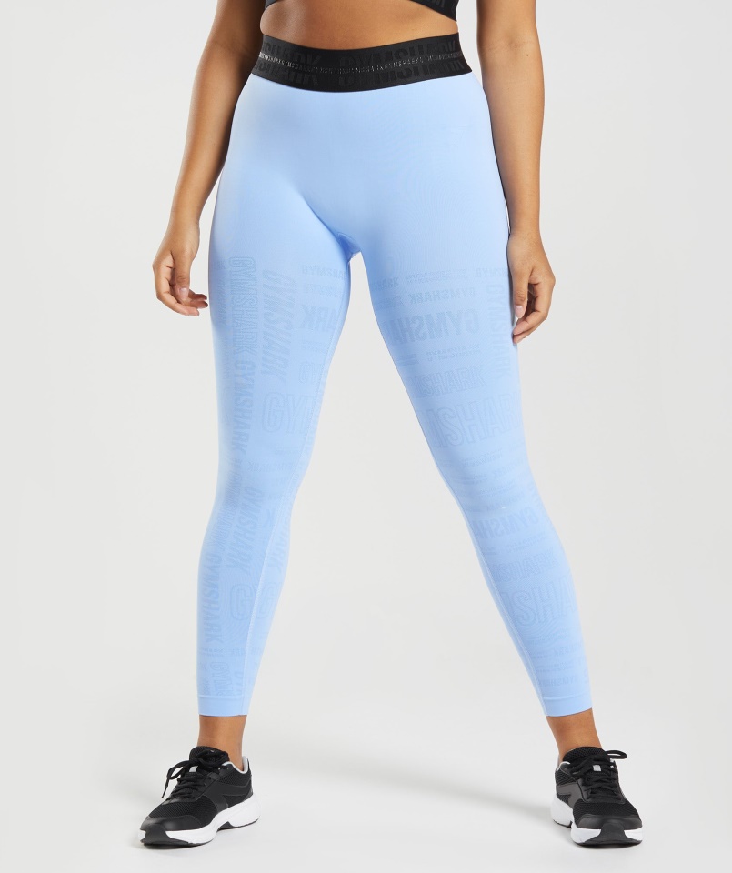 Vision Leggings Holdkő Kék Gymshark