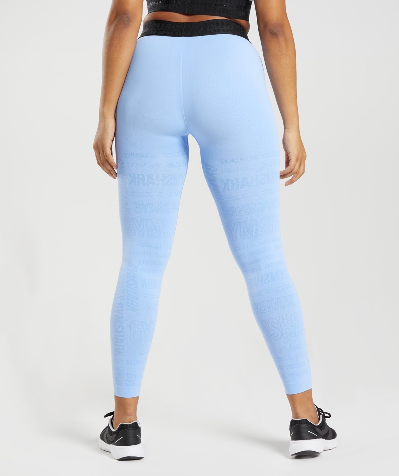 Vision Leggings Holdkő Kék Gymshark