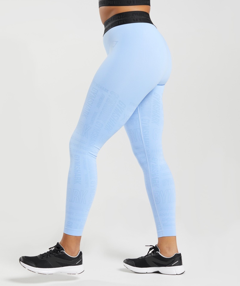 Vision Leggings Holdkő Kék Gymshark