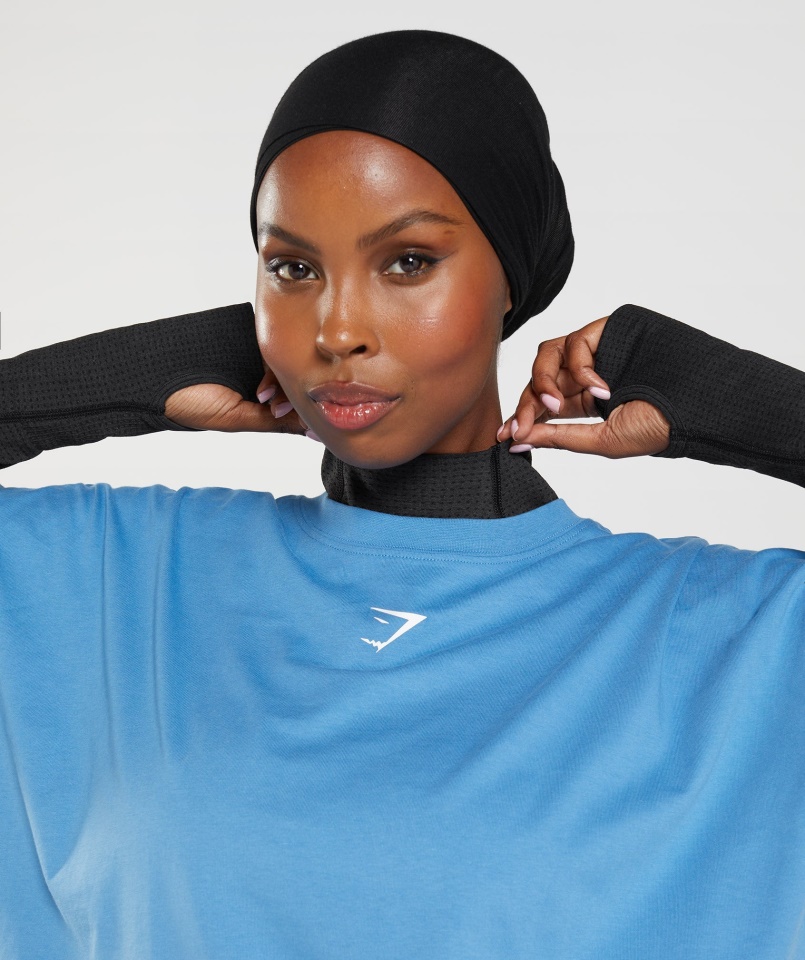 Vital Seamless 2.0 Magas Nyakú Midi Felső Fekete Márga Gymshark