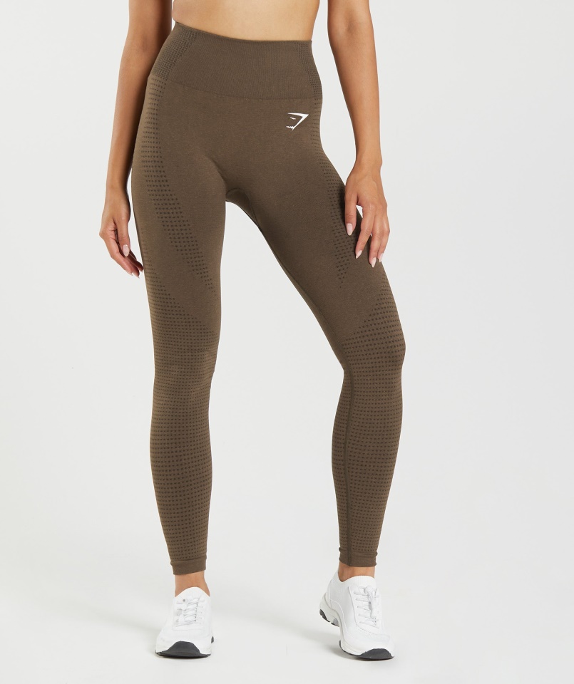 Vital Seamless 2.0 Leggings Espresso Márga Gymshark