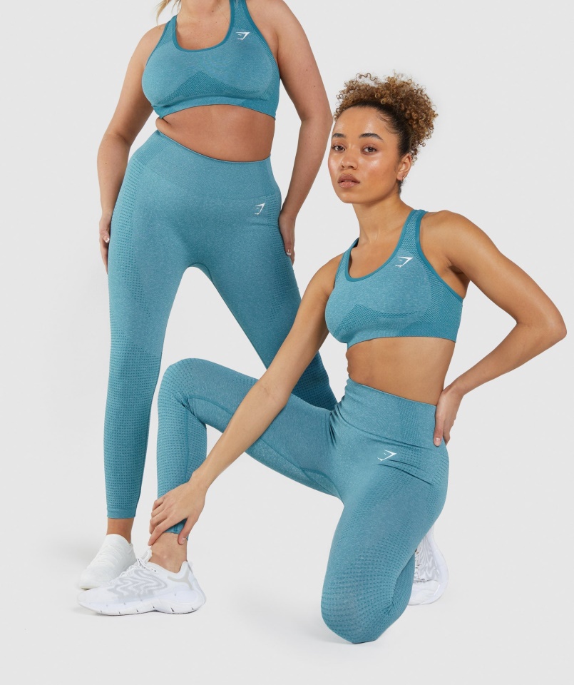 Vital Seamless 2.0 Leggings Tahoe Kékeszöld Márga Gymshark