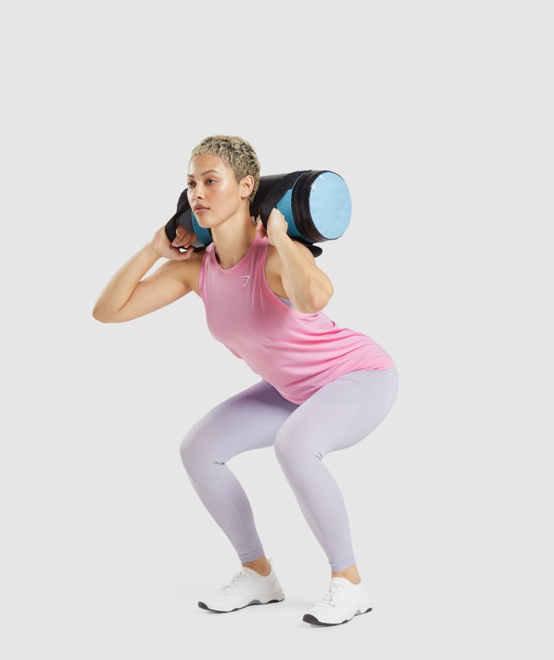 Vital Seamless 2.0 Light Laza Tank Sorbet Rózsaszín Márga Gymshark