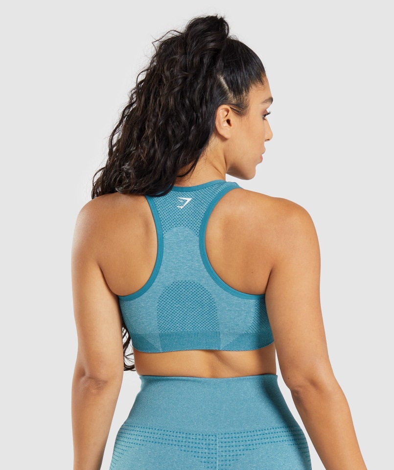 Vital Seamless 2.0 Sportmelltartó Tahoe Kékeszöld Márga Gymshark