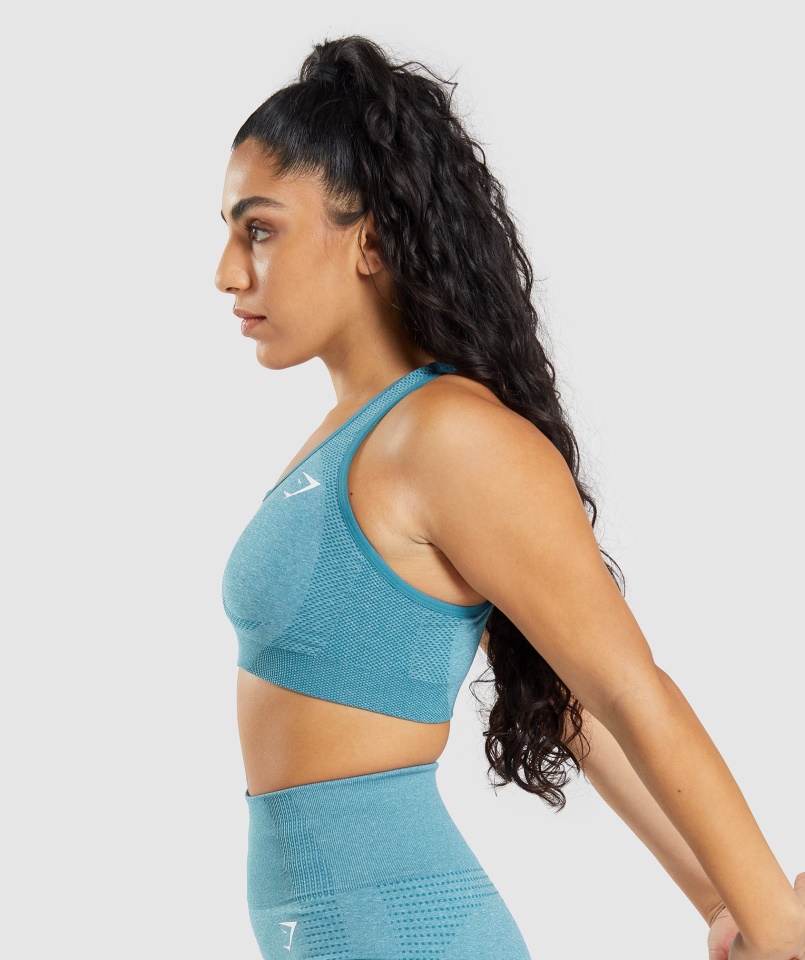 Vital Seamless 2.0 Sportmelltartó Tahoe Kékeszöld Márga Gymshark