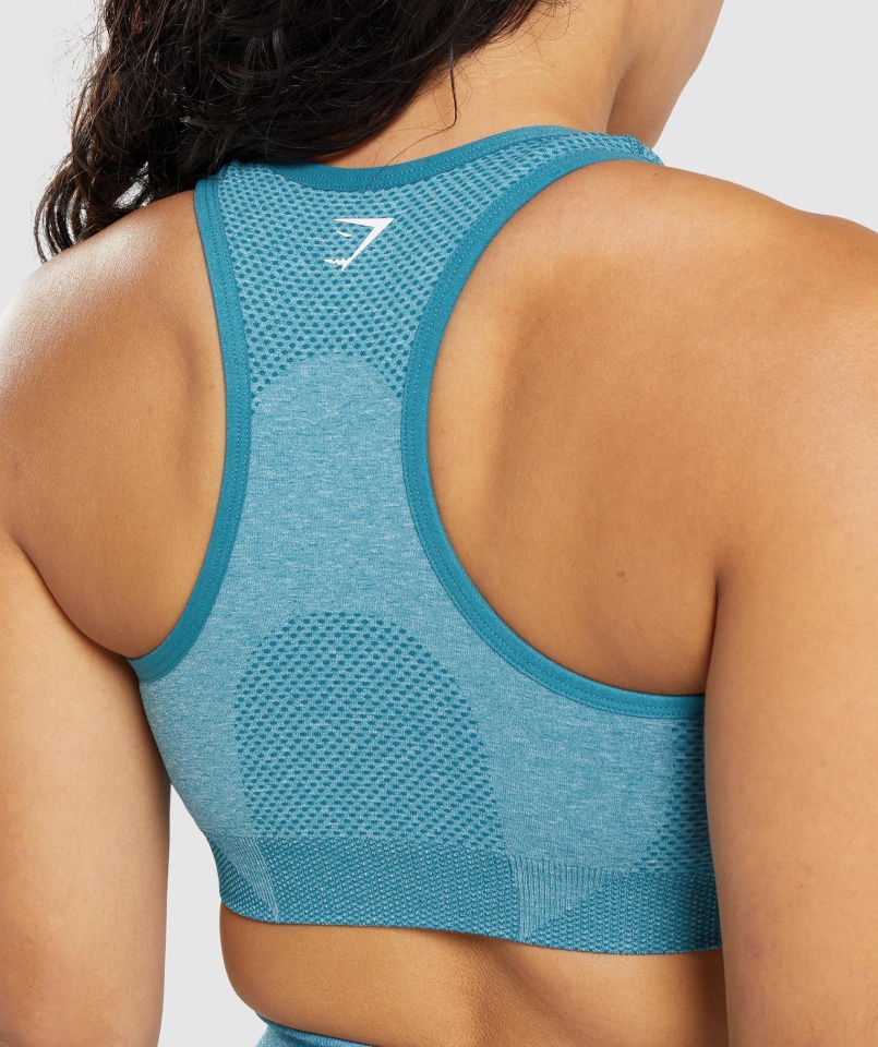 Vital Seamless 2.0 Sportmelltartó Tahoe Kékeszöld Márga Gymshark