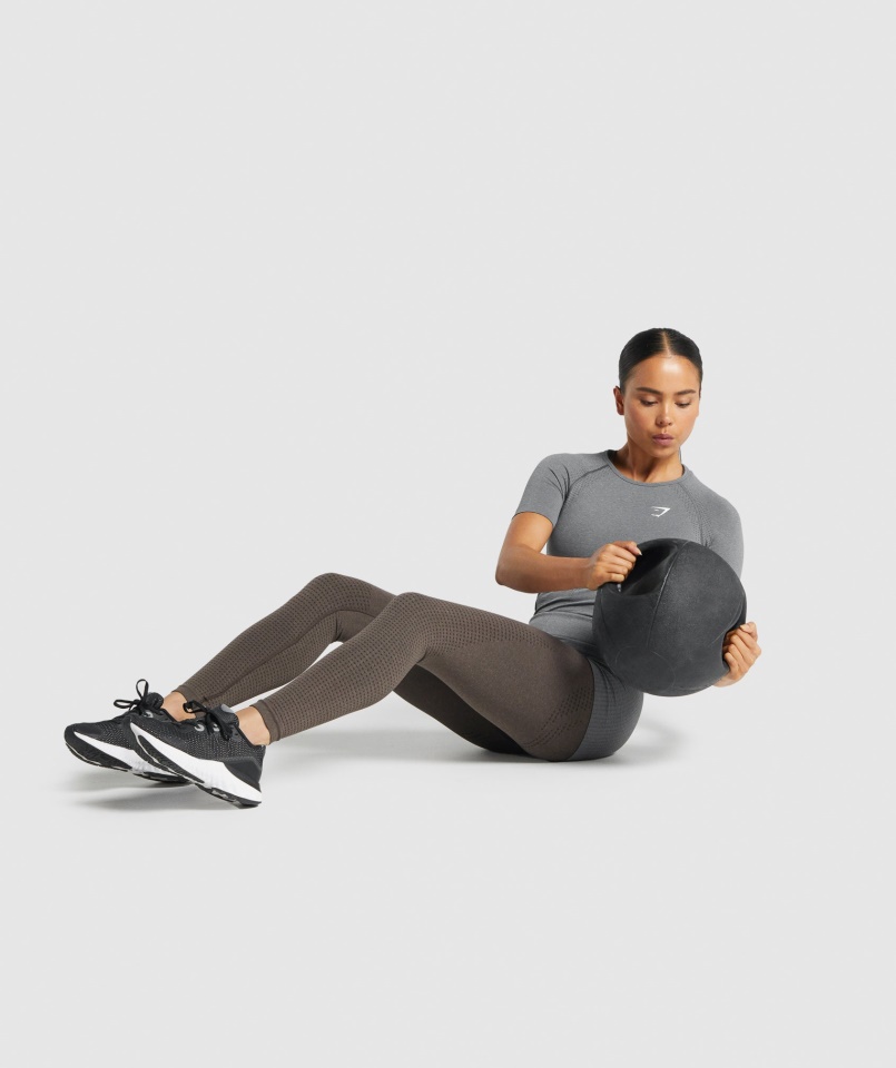 Vital Seamless 2.0 Póló Füstös Szürke Márga Gymshark