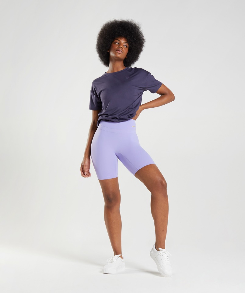 Whitney Kerékpáros Rövidnadrág Vadvirág Lila Gymshark