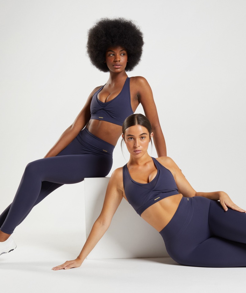 Whitney Mesh Sportmelltartó Indigo Navy Gymshark