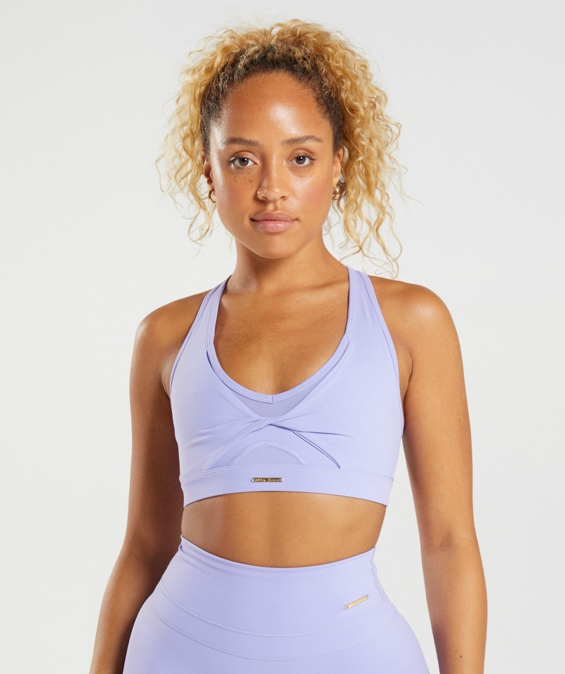 Whitney Mesh Sportmelltartó Vadvirág Lila Gymshark