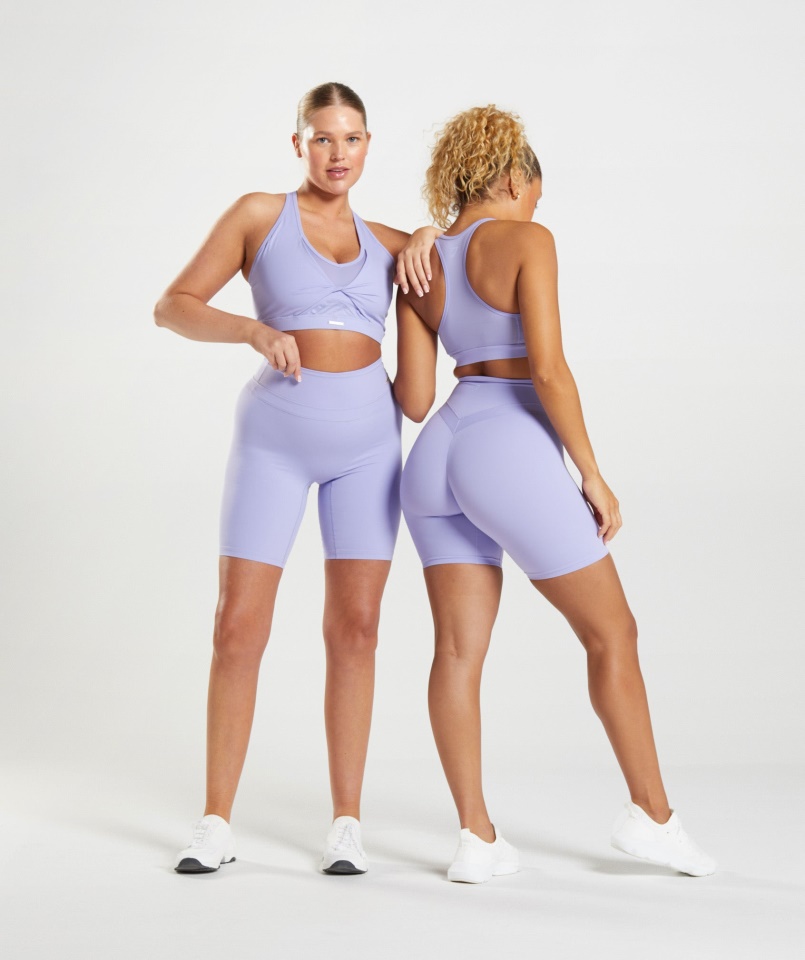 Whitney Mesh Sportmelltartó Vadvirág Lila Gymshark